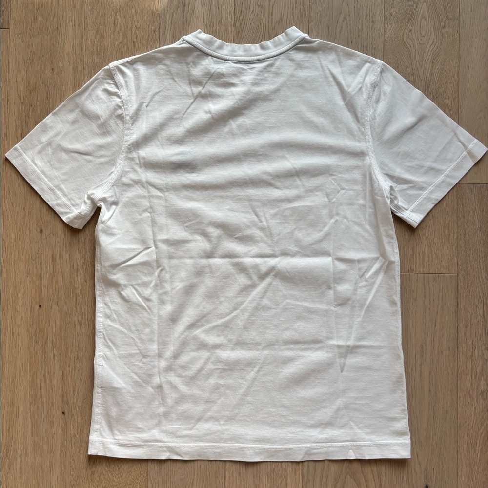 Burberry Men’s White Cotton T-shirt In Size L - Picture 4 of 5